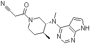 3-((3R,4S)-4-Methyl-3-(methyl(7h-pyrrolo[2,3-d]pyrimidin-4-yl)amino)piperidin-1-yl)-3-oxopropanenitrile